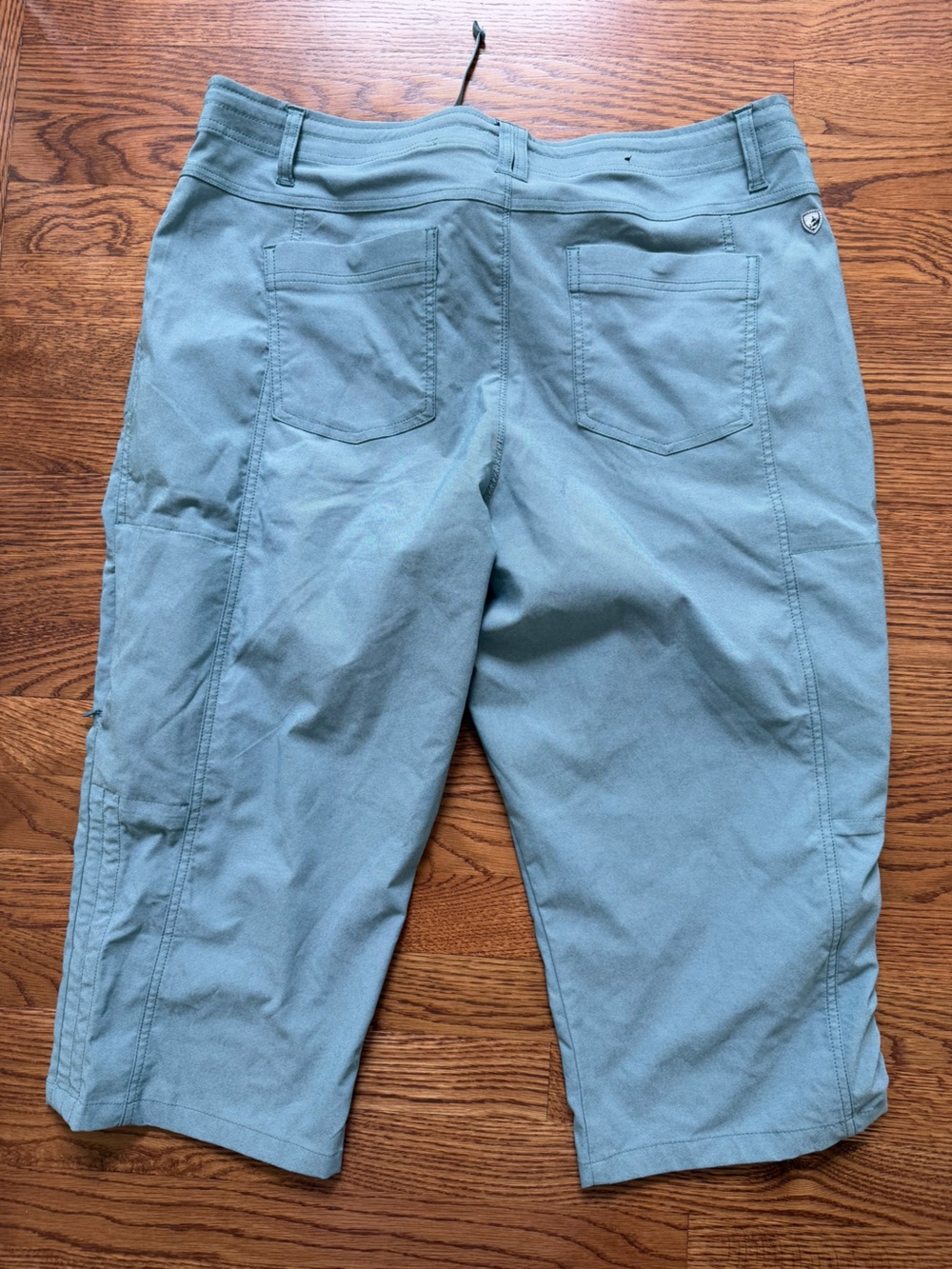 KUHL Trekr Legendary Capri Pants Hiking Gorpcore Lightweight Breathable Green 16 - Picture 2 of 7